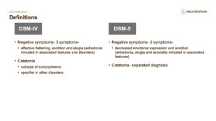 Schizophrenia – Definitions and Diagnosis – slide 58